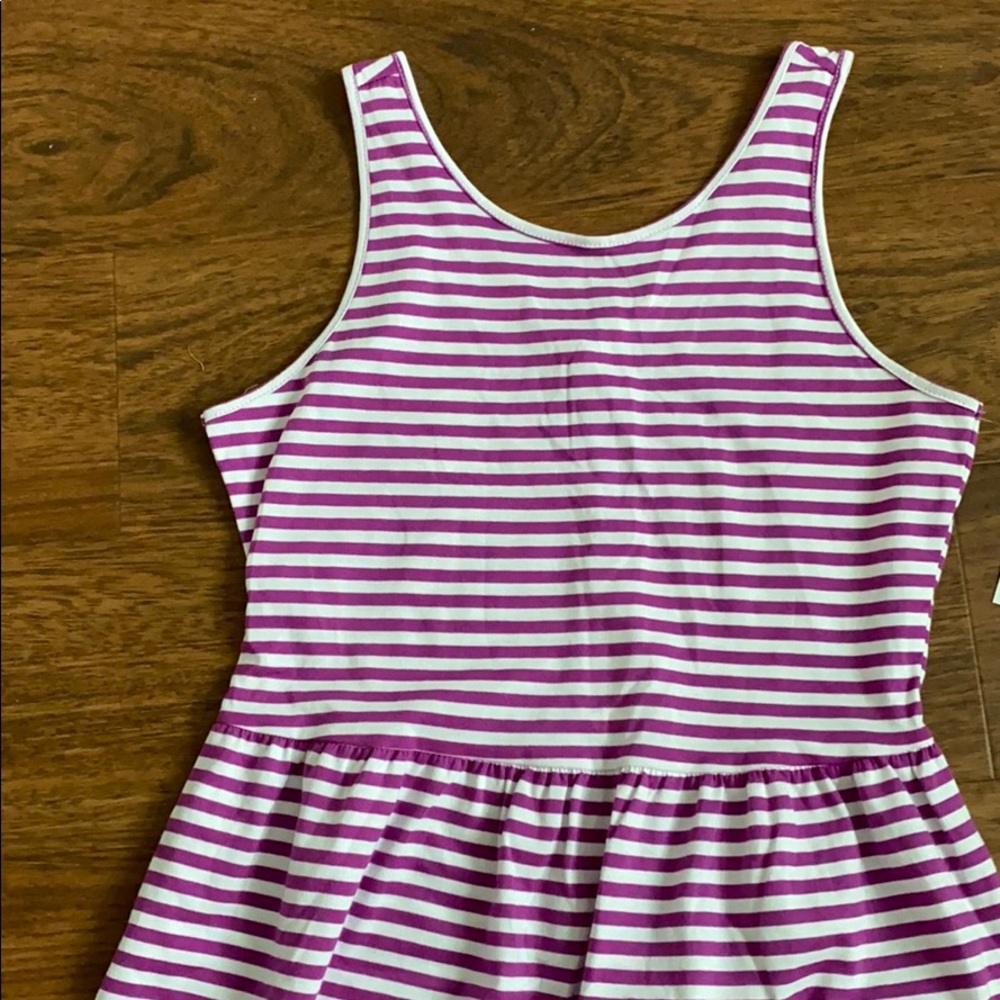 Girls size 14 xl striped dress. New with tags.